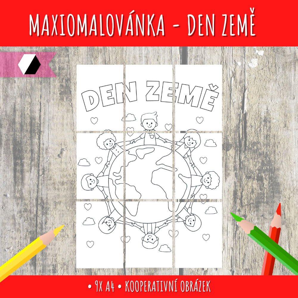 Maxiomalovánka na Den Země 32 Maxiomalovánka na Den Země