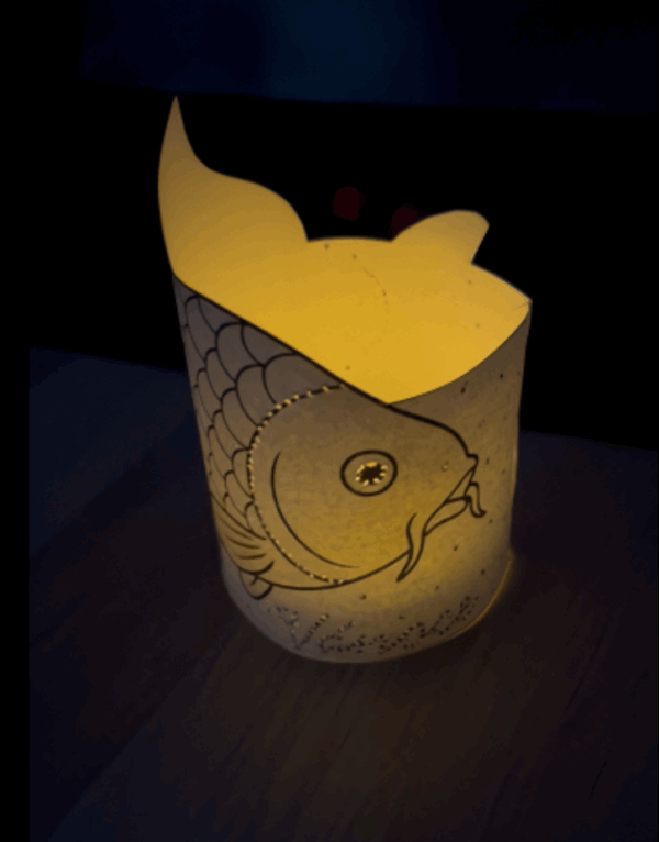 vánoční vypichovací svícen