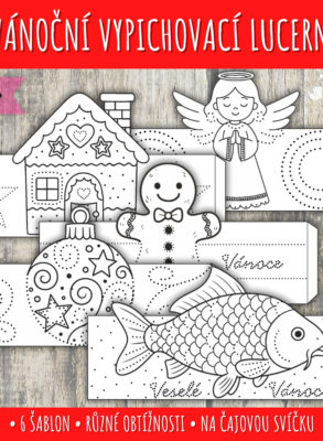 vypichovací vánoční svícen